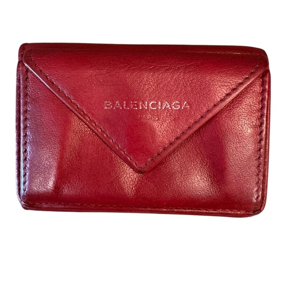Balenciaga Handbags - Balenciaga Papier Mini Wallet, Red
